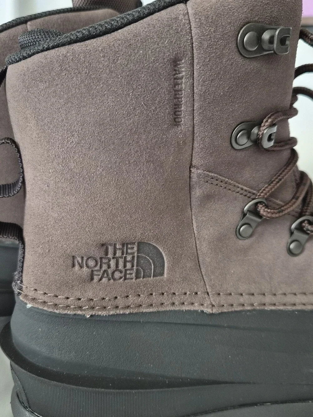 The North Face Chilkat V Lace WP Boots Coffee Brown Black Men's Size 11